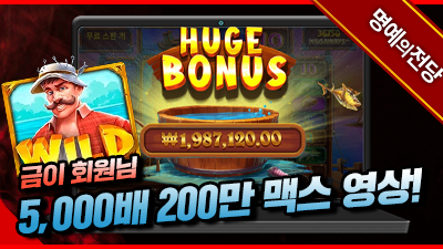 금이 회원님 럭키 피싱 메가웨이즈 5,000배
